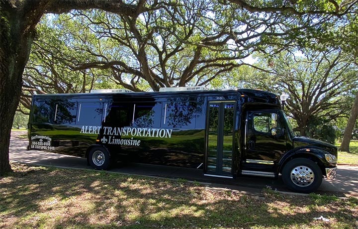 Limo Bus - Party Animal | New Orleans Limousines - Alert Transportation