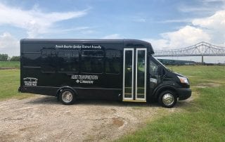 Black Ford Transit Van