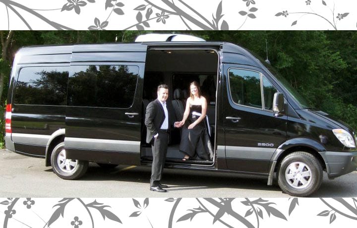 Vans are great for weddings